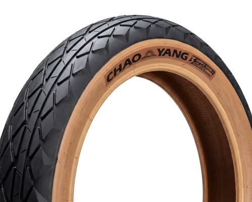 20x4.00 3mm Zırhlı Fat Bike Bisiklet Lastiği Amber