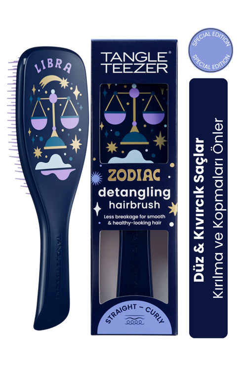 Zodiac The Ultimate Detangler Libra Saç Açıcı Tarak (Düz ve Kıvırcık Saçlar) - Terazi Burcu