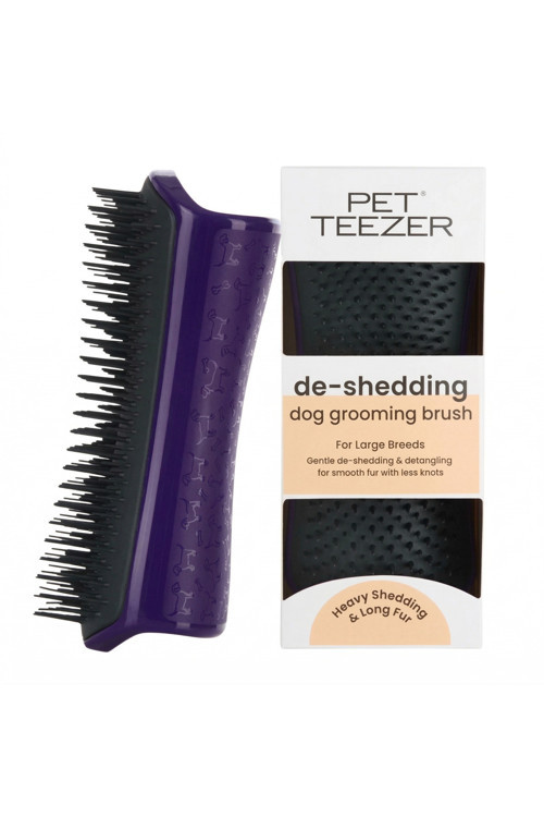 Pet Teezer Deshedding Purple Grey