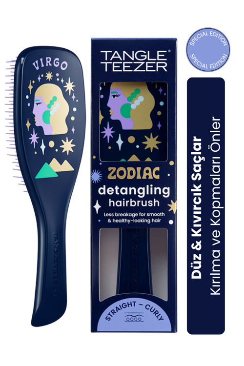 Zodiac The Ultimate Detangler Virgo Saç Açıcı Tarak (Düz ve Kıvırcık Saçlar) - Başak Burcu