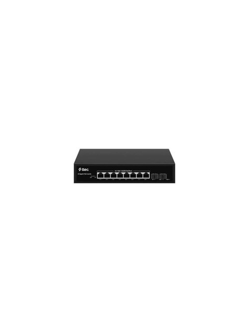 10120P 8 Port 10/100 Fast Ethernet PoE Switch + 2 Fast Ethernet Uplink (120W)