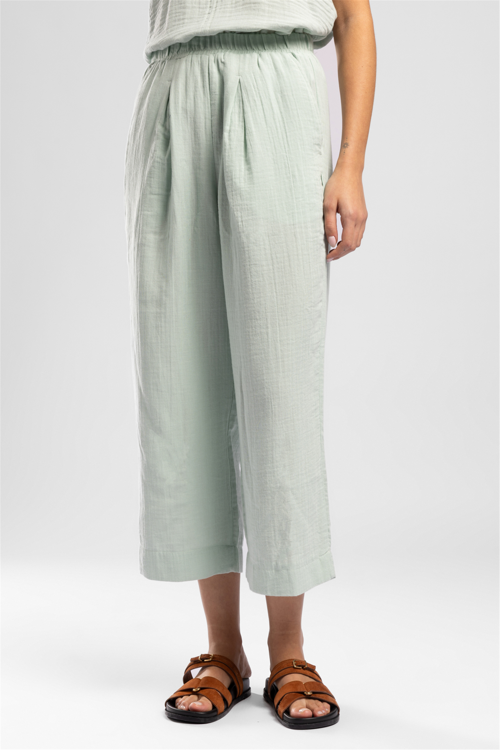 Patty Kadın Crop Pantolon Yeşil