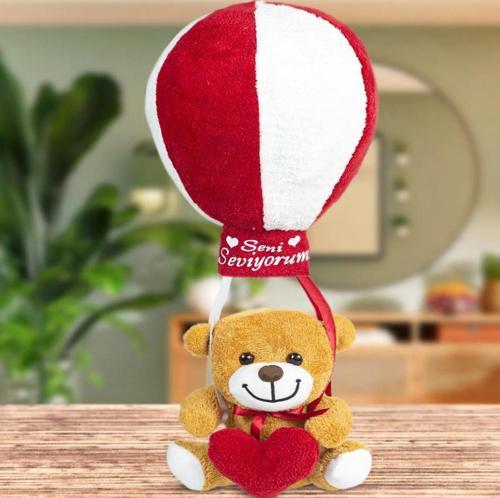 Seni Seviyorum Temalı Peluş Ayı