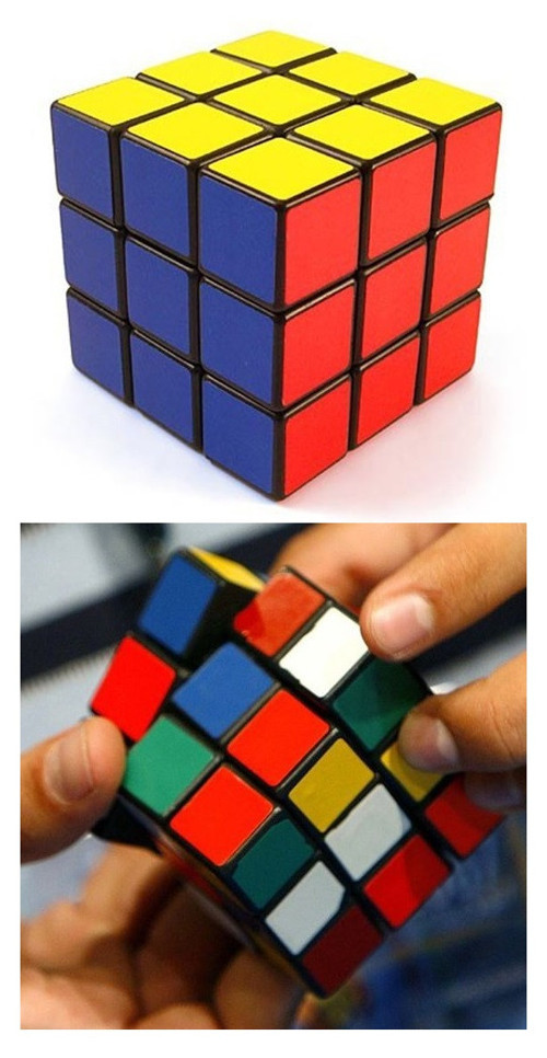 Yapboz Küp Puzzle Zeka Küpü: Eğitici Zeka Oyunu Rubik (5.5 cm)