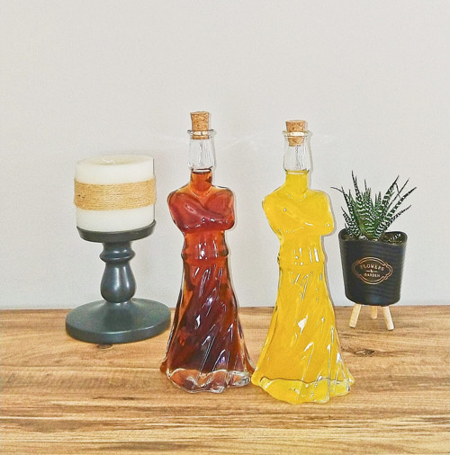 Mevlana Rumi Figürlü 250ML Yağdanlık - Sosluk - Sirkelik (2 Adet)