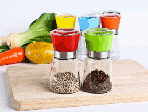 Taze Baharat, Tuz ve Karabiber Öğütücü - 12.5 cm