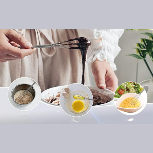 Mini Çırpıcı Çelik (6 Adet) - Paslanmaz Yumurta Çırpıcı