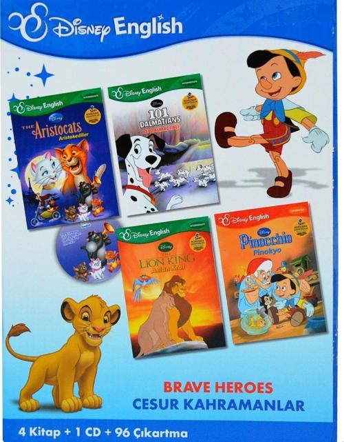 English Intermediate - Brave Hereos Cesur Kahramanlar Billungual (Çift Dil Eğitim)