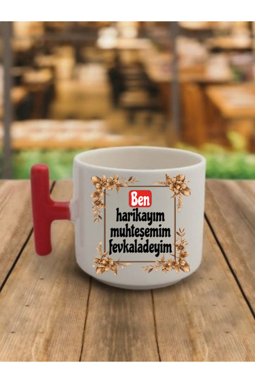 Ben Kimseden Akıl Almam Kahve Bardağı Kupa Bardak - Seramik Çay, Kahve Hediyelik Bardağı