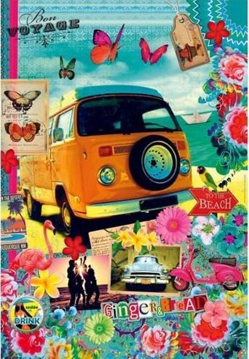 Educa 1000 Parça Yapboz Bon Voyage Educa Puzzle Yapıştırıcısı Dahil