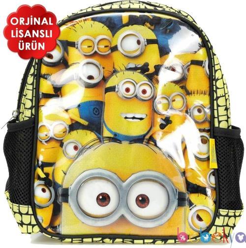 Lisanslı Minyonlar Parıltılı Anaokulu Çantası Minions Anaokulu Sırt Çantası