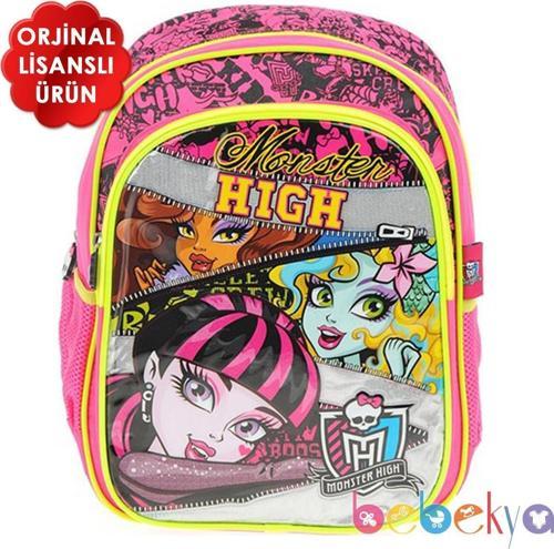 Lisanslı Monster High Okul Çantası Monster High Sırt Çantası