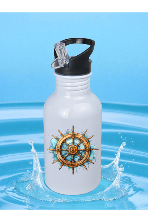 Dümen Temalı Matara Suluk 600 ml - Çocuk Suluk Matara, Çocuk Su Matarası