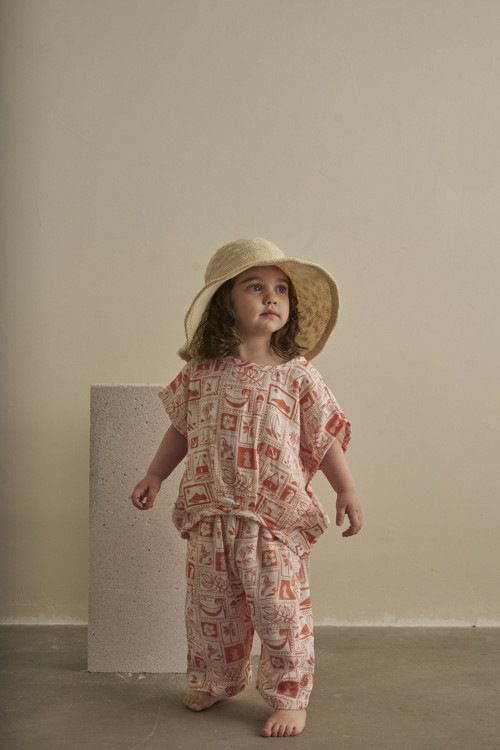 Mare Linen Müslin Pantolonlu Takım