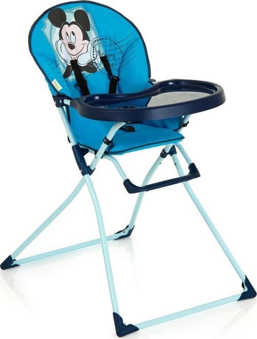 Disney Baby Mickey Mouse Katlanabilir Tepsili Portatif Mama Sandalyesi