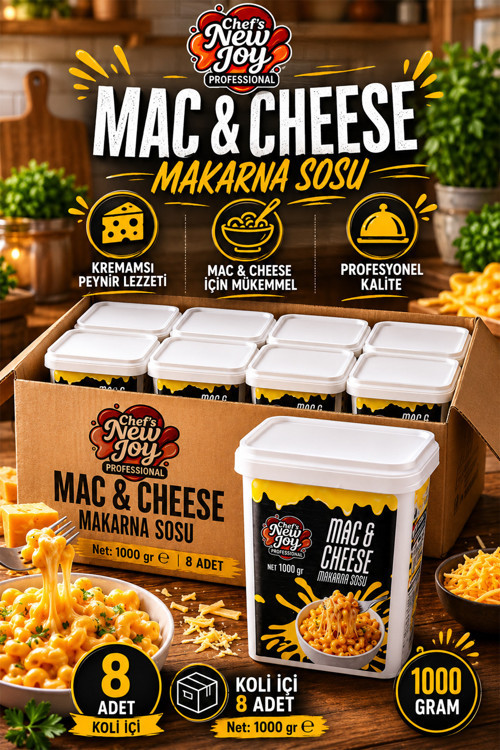 Mac Cheese Sos 1000 G X 8 Adet - 1 Koli (Koli Bazlı Avantaj Paketi)