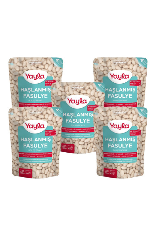 Haşlanmış Fasulye 700 gr x 5 Adet