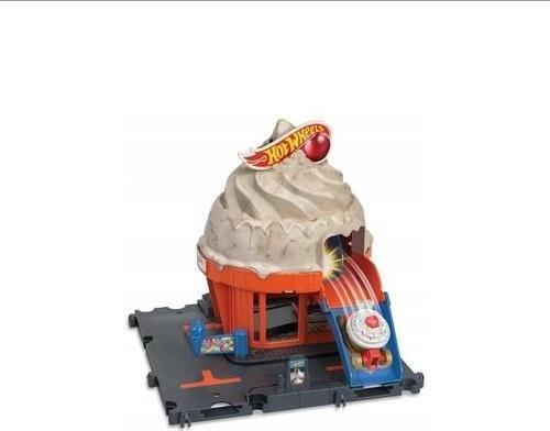 Şehir Hayatı Serisi Hotwheels Dondurma Pisti Downtown Ice Cream Swirl