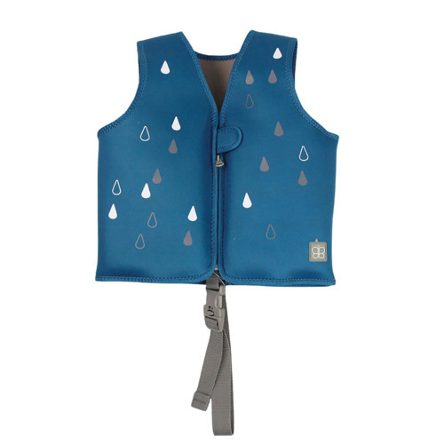 Naj Neopren Yüzme Yardımcı Yeleği Navy Lacivert-3-6 Yaş