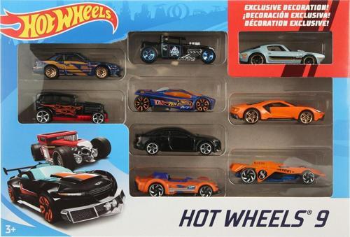 9 lu Araba Seti Hotwheels Araba 9 lu Set