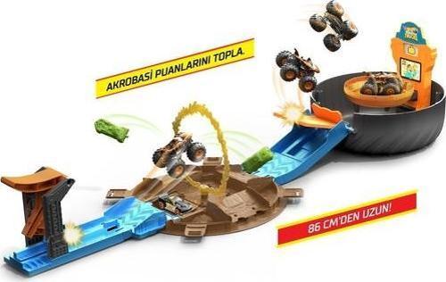 Monster Trucks Akrobasi Tekerleği Oyun Seti Hotwheels GVK48