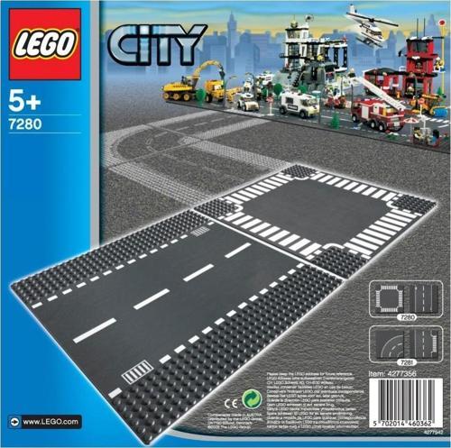 7280 Düz Yol ve Geçit Zemini Lego Yol Zemin ve Kavşak