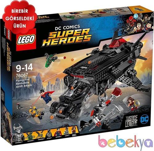 76087 Lego Super Heroes Uçan Tilki: Batmobil Hava Saldırısı 955 Parçalı Lego DC Justice League