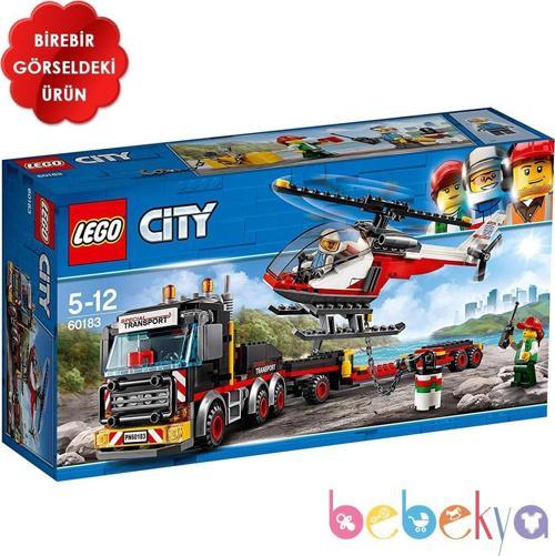 City Ağır Kar-go Helikopter Nakliyesi Aracı Lego City Serisi 60183
