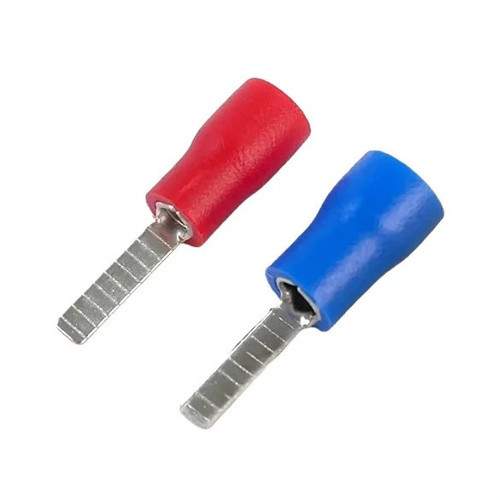 BIK-101 0.5-1.5mm2 Bıçak Tip Kablo Ucu Terminal Kırmızı 100 Adet