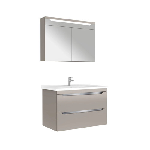 Casilla 100 Cm Vizon Banyo Dolabı Takımı