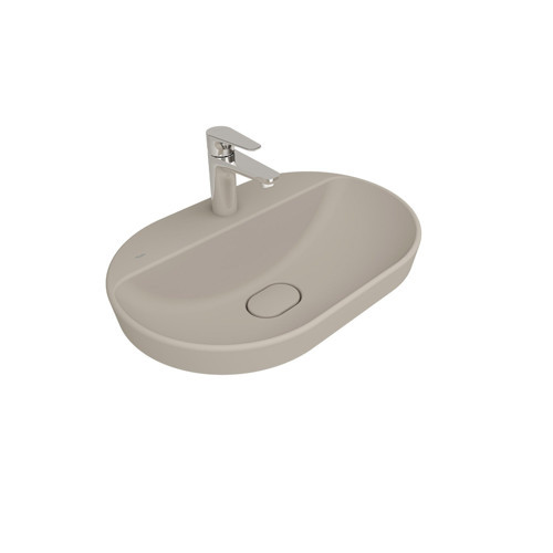 Zero 2.0 60x40 cm Mat Vizon Yarı Gömme Oval Lavabo