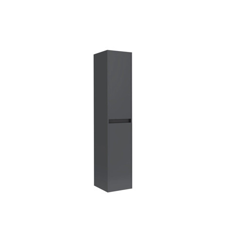 Idea 2.0 40 Cm Sepetli Parlak Antrasit Boy Dolabı (Sağ-Sol)
