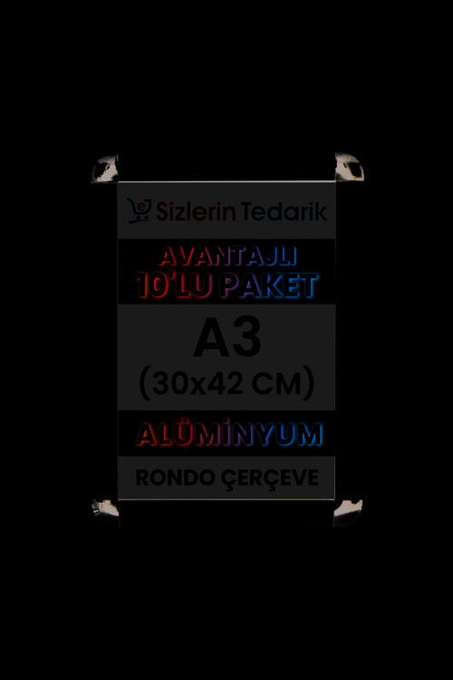 A3 Alüminyum Rondo Çerçeve 10 Adet