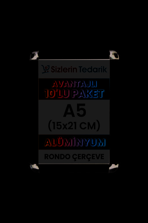 A5 Alüminyum Rondo Çerçeve 10 Adet