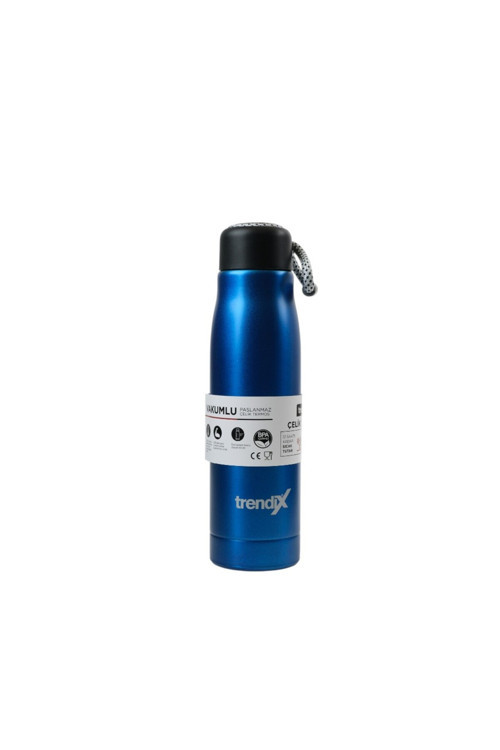 Çelik İçli Termos 550ml Mavi SKM015-550-MV
