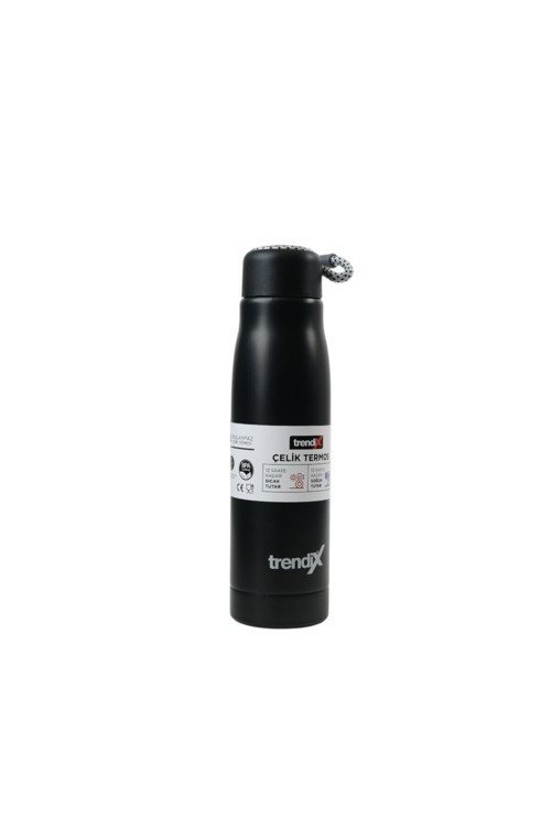 Çelik İçli Termos 550ml Siyah SKM015-550-SYH