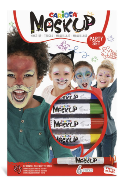 Carioca Face Paint - Yüz Boyası 6 Gr. 6 Renk PARTY SET