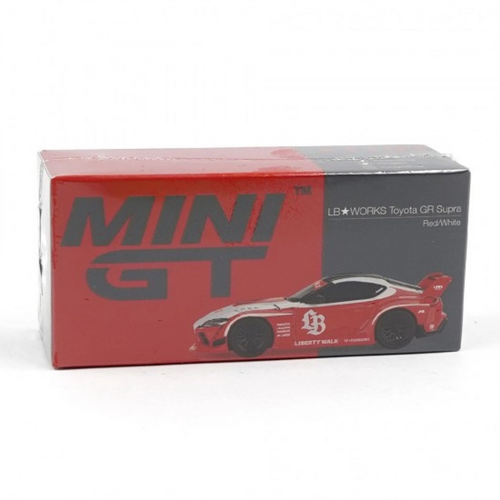 Mini GT 1/64 LB-WORKS Toyota GR Supra Red/White