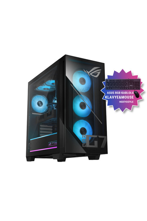 ROG GM700TZ-R9800X1120 AMD Ryzen 7-9800X3D 32GB RAM 2TB SSD RTX5080 Prime Gaming Masaüstü Bilgisayar