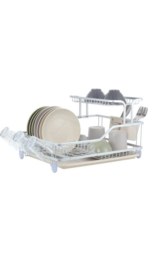 Classic Cream Alüminyum Tabaklık Kurutmalık TR-6499KREM