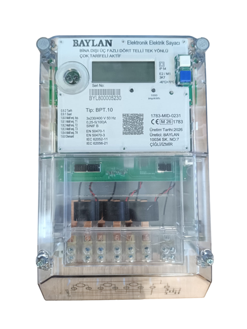 TRİFAZE ELEKTRİK SAYACI PRO