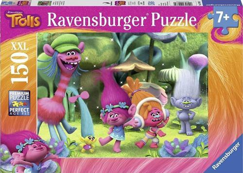 150 XXL Parçalı Trolls Yapboz Puzzle Ravensburger 7 Yaş ve Üzeri Çocuk Yapbozları