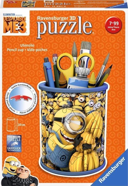 3 Boyutlu Yapboz Minyonlar Kalem Kutusu Ravensburger 3D Puzzle Minions Pencil Cup