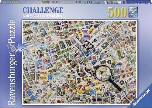 500 Parçalı Yapboz Dünya Pulları Koleksiyonu Puzzle