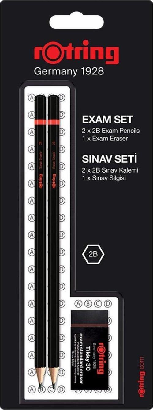 Sınav Kalemi Seti 2B Sınav Kurşun Kalemi + Silgi