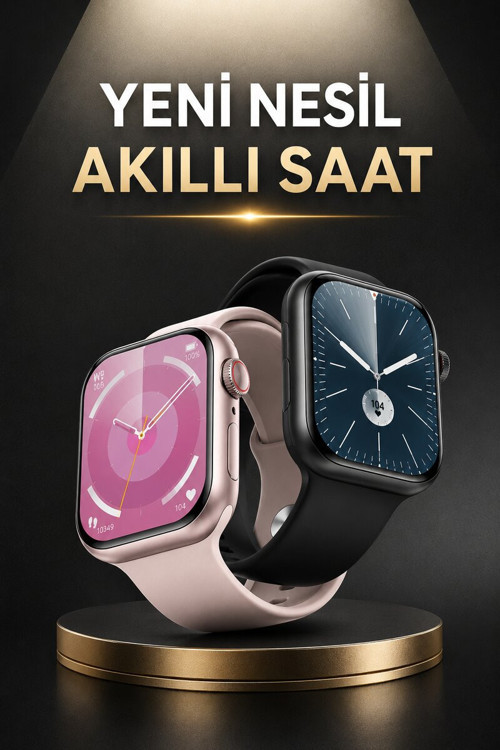 Akıllı Saat Alarm ve Titreşim Uyku ve Sağlık Takibi GPS Uyumlu Nabız Ölçer S - KTFIAB1146-3