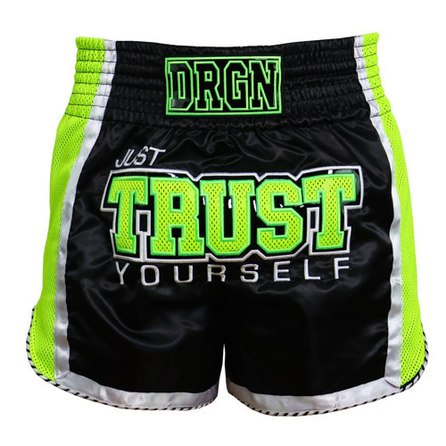 MT3110 Muat Thai Şortu Nakışlı Kick Boks Şortu