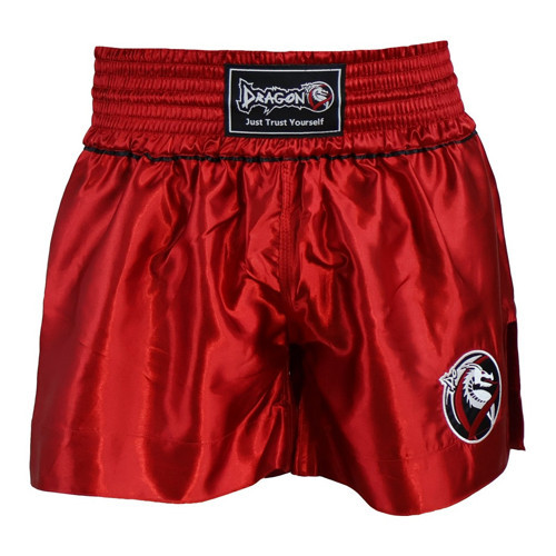 MT3033 Muaythai Şortu Kırmızı Kick Boks Şortu