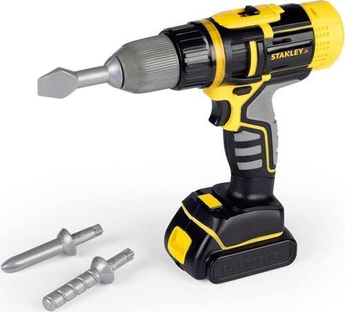 Stanley 3 ü 1 Arada Işıklı Oyuncak Elektronik Matkap, Akülü Vidalama ve Sökme Tamir Seti