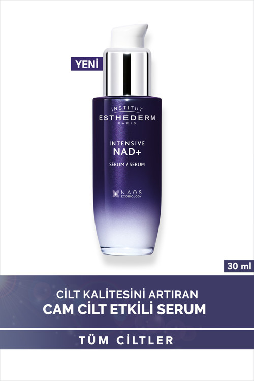 Institut Esthederm Intensive NAD+ Niacinamide İçeren Leke Karşıtı Cilt Kalitesi Yenileyici Cam Cilt Etkili Serum 30 ML